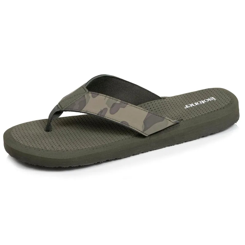 Tongs Homme sport camouflage kaki
