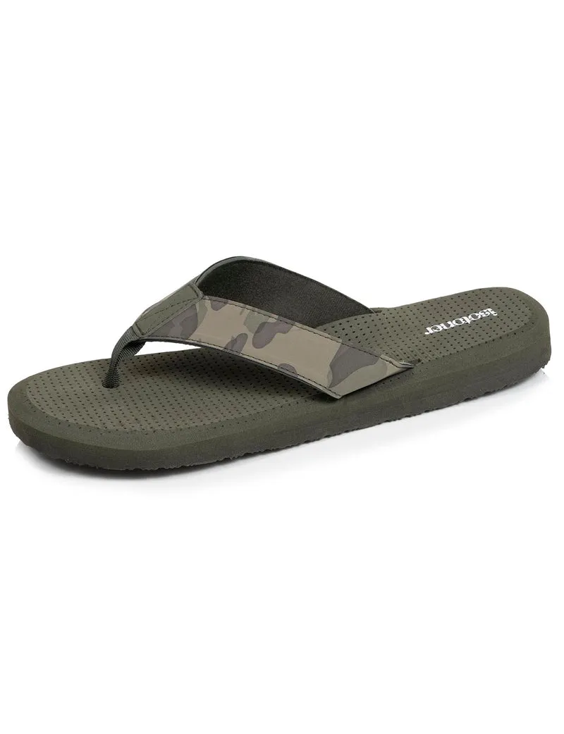 Tongs Homme sport camouflage kaki