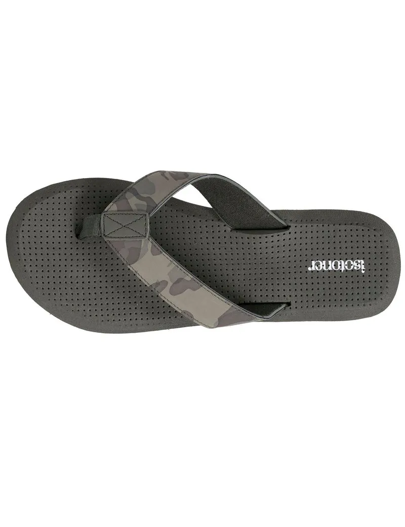 Tongs Homme sport camouflage kaki