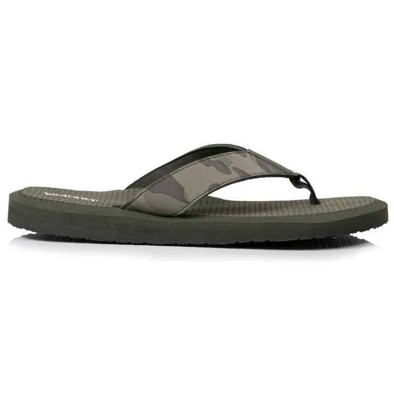 Tongs Homme sport camouflage kaki