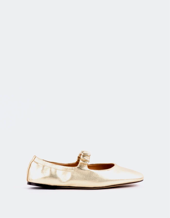 Miah Gold Leather