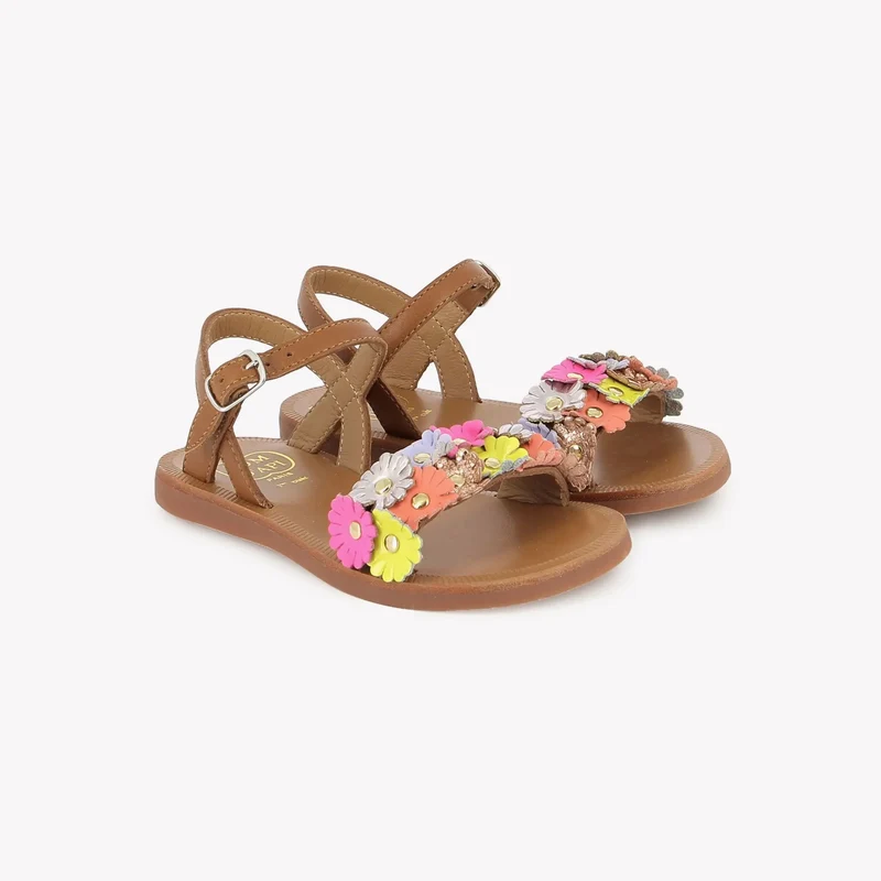 PLAGETTE MULTI FLO - NAPPA - CUERO-MULTI