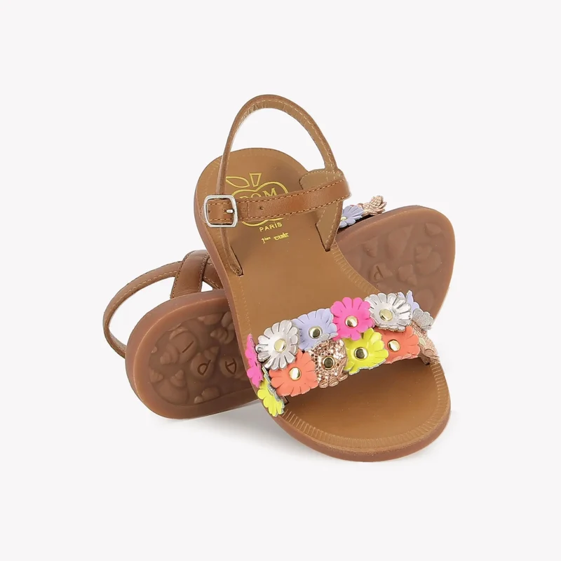 PLAGETTE MULTI FLO - NAPPA - CUERO-MULTI