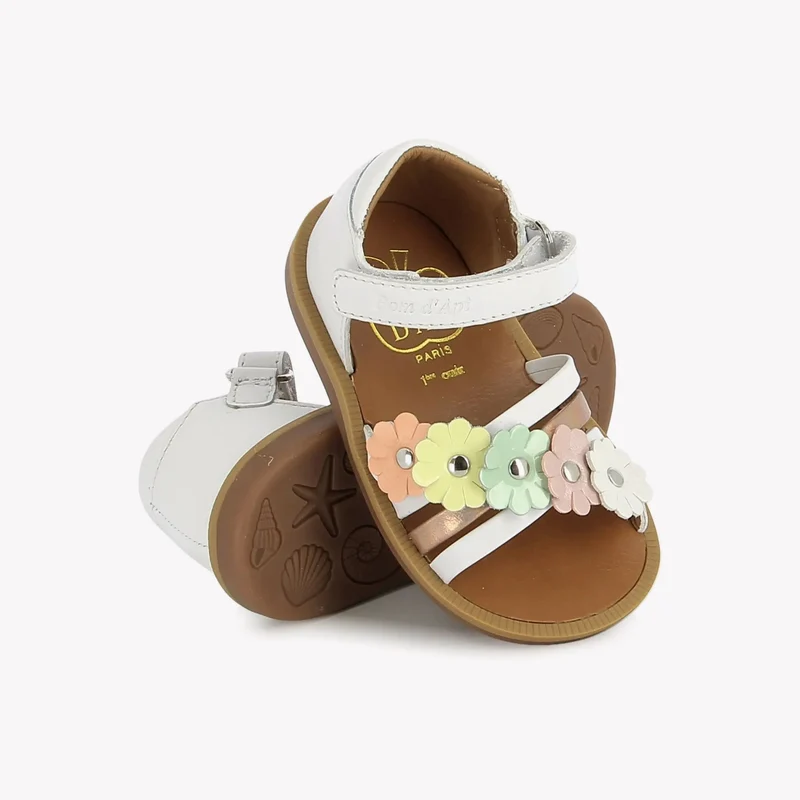 POPPY MULTI FLO - NAPPA - BLANC-PASTEL
