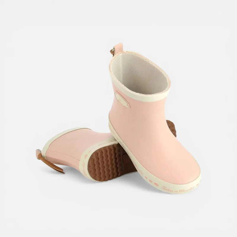 TC WELLY PATCH - CAOUTCHOUC - PINK
