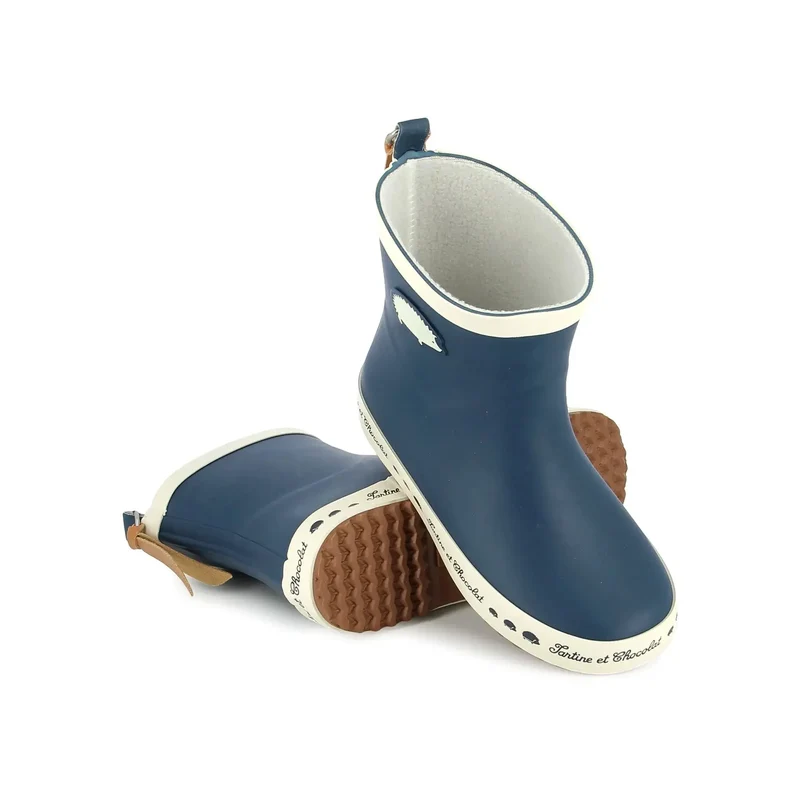 TC WELLY PATCH - CAOUTCHOUC - NAVY