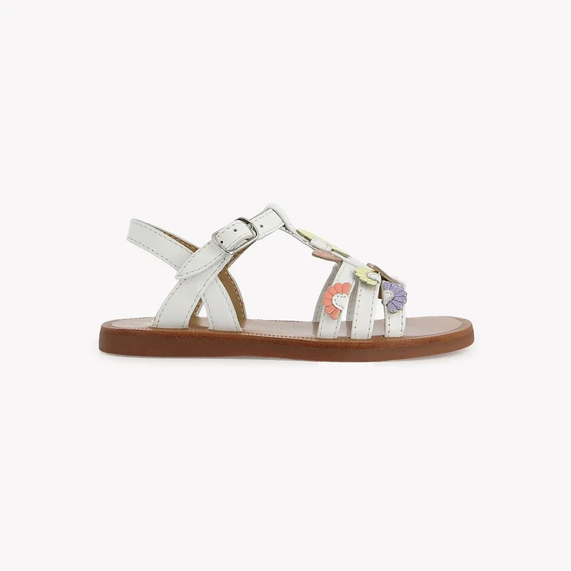 PLAGETTE MULTI DAISY - NAPPA - BLANC-MULTI FRESH