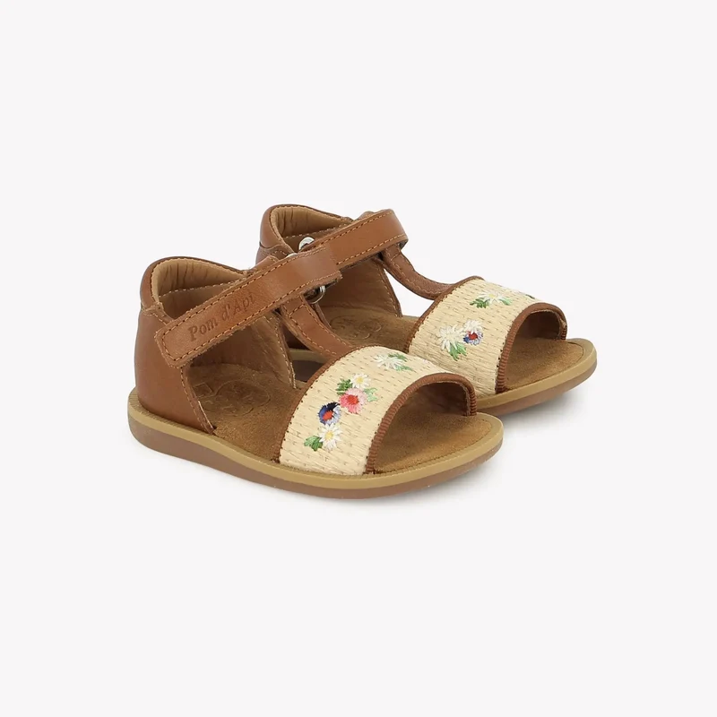 POPPY AIR NATUR - NAPPA-RAPHIA - CUERO-CREMA