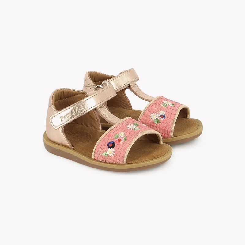 POPPY AIR NATUR - LAMINATO-RAPHIA - CUIVRE-AZALEA