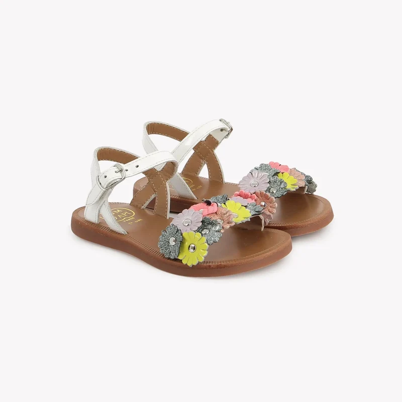 PLAGETTE MULTI FLO - VERNIS - BLANC-MULTI