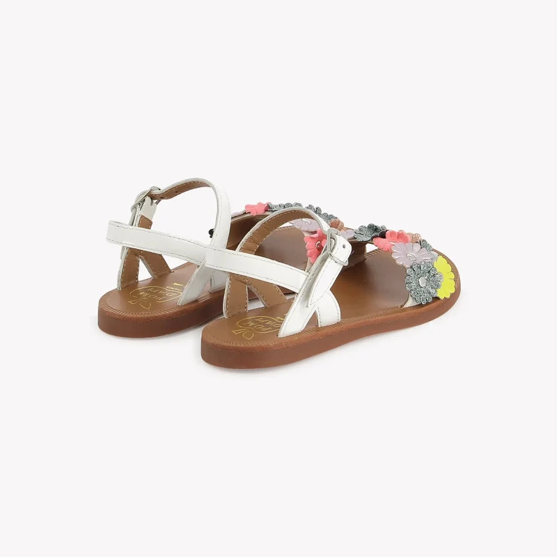 PLAGETTE MULTI FLO - VERNIS - BLANC-MULTI