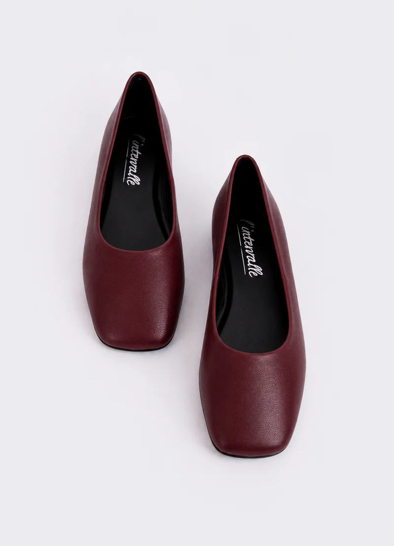 Mekka Burgundy Leather