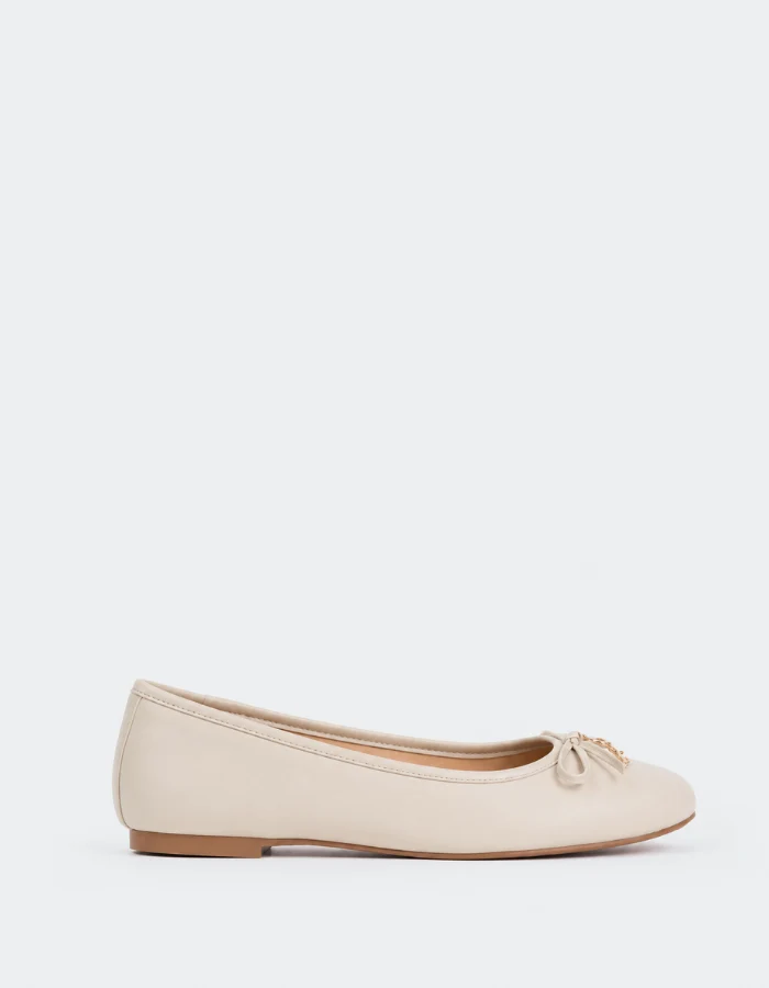 Maira Off White Leather