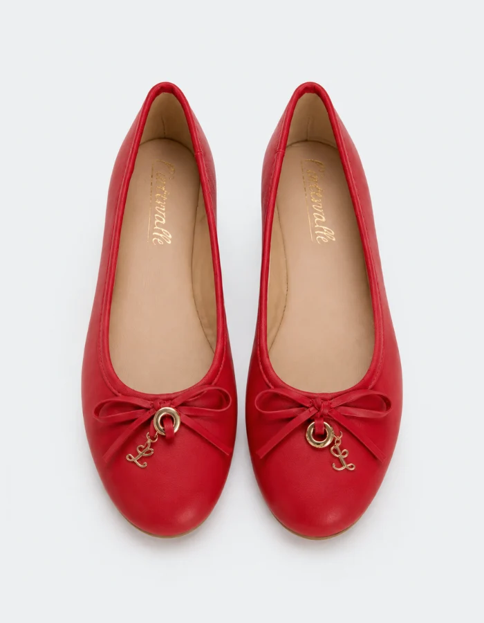 Maira Red Leather
