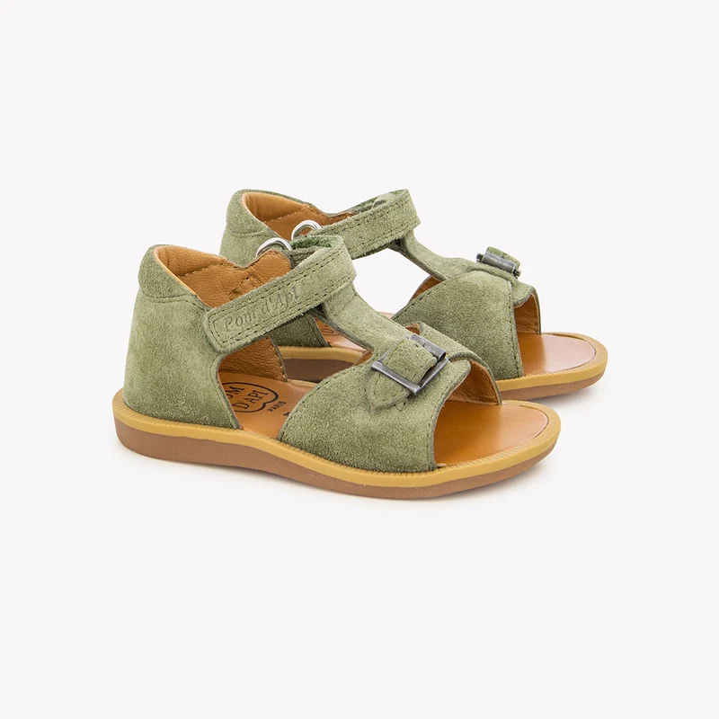 POPPY EASY - VELOURS - KAKI