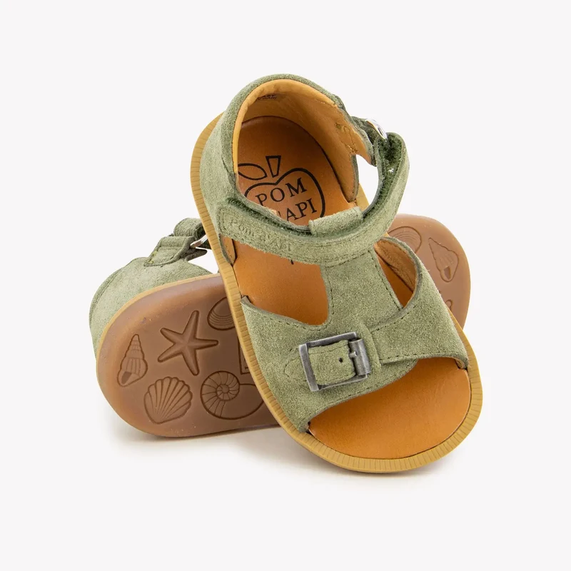 POPPY EASY - VELOURS - KAKI
