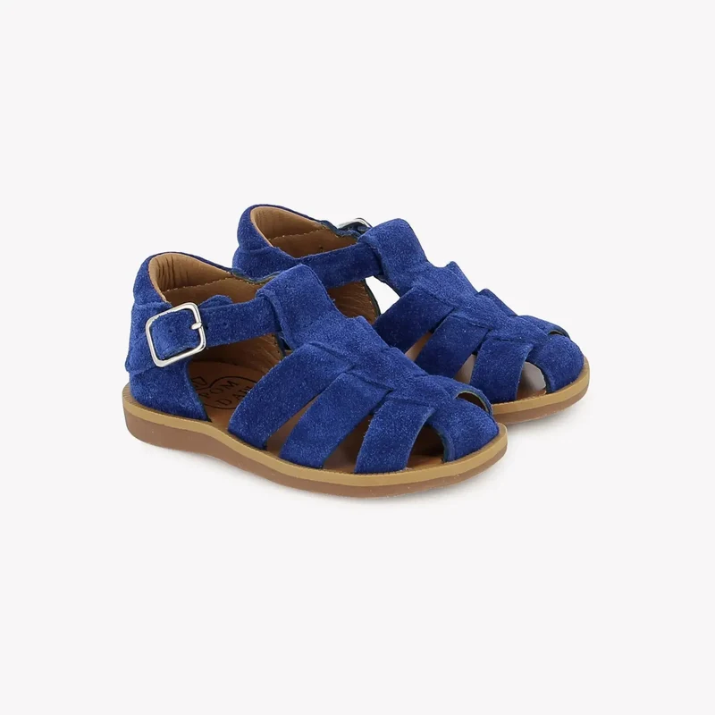 POPPY DADDY - VELOURS - BLEU ELECTRIC