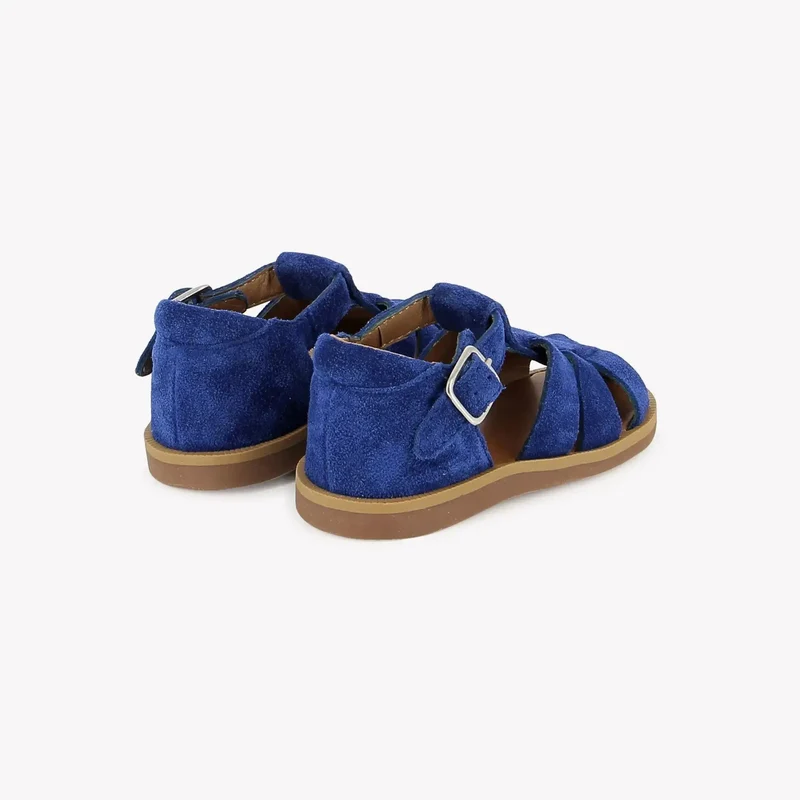 POPPY DADDY - VELOURS - BLEU ELECTRIC