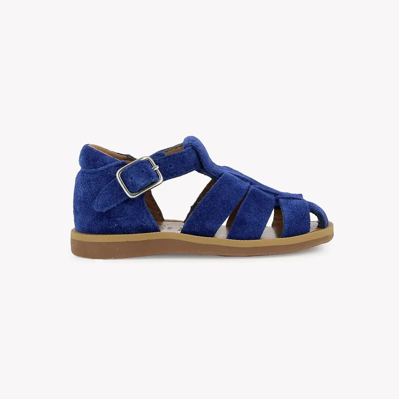 POPPY DADDY - VELOURS - BLEU ELECTRIC