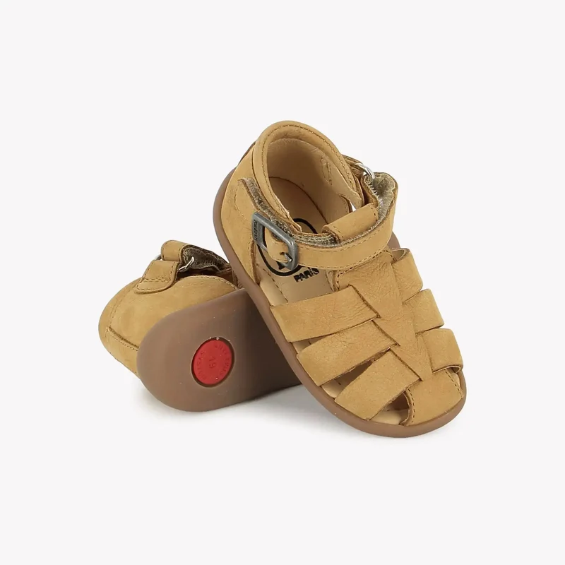 STAND-UP PAPY - NUBUCK - NOUGAT