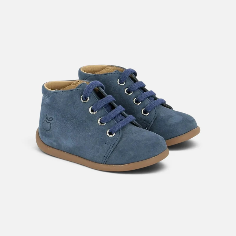 STAND-UP BOTTINE - NUBUCK - JEANS