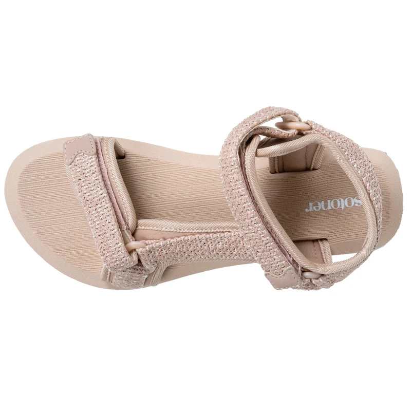 Sandales Femme Sport à talon Beige