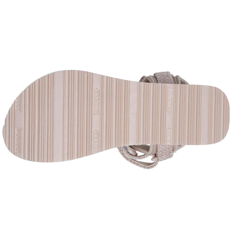 Sandales Femme Sport à talon Beige