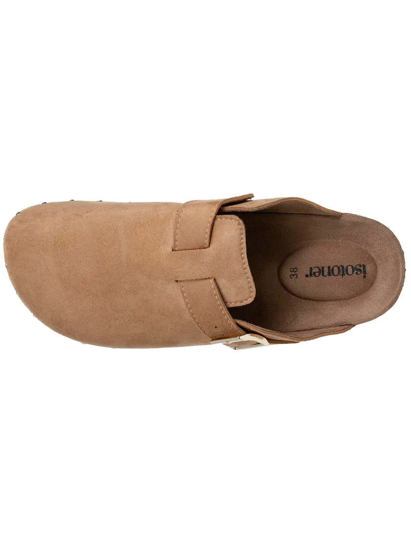 Sabots Femme Camel clous