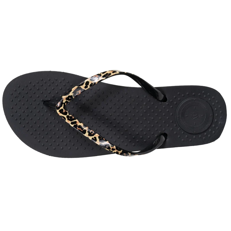 Tongs Femme EVERYWEAR™ Tige Léopard/noir