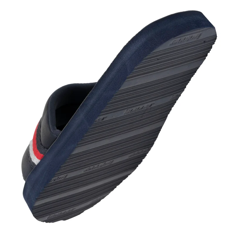 Mules claquettes Homme moulées Bleu/Rouge