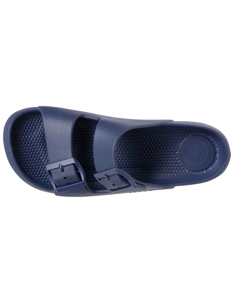 Mules claquettes Homme ajustable Marine