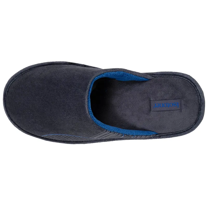 Chaussons mules plates Homme Bleu Denim