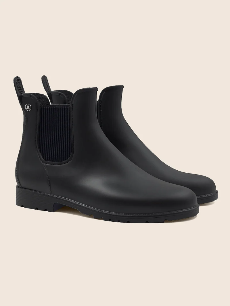 Bottines de pluie noir