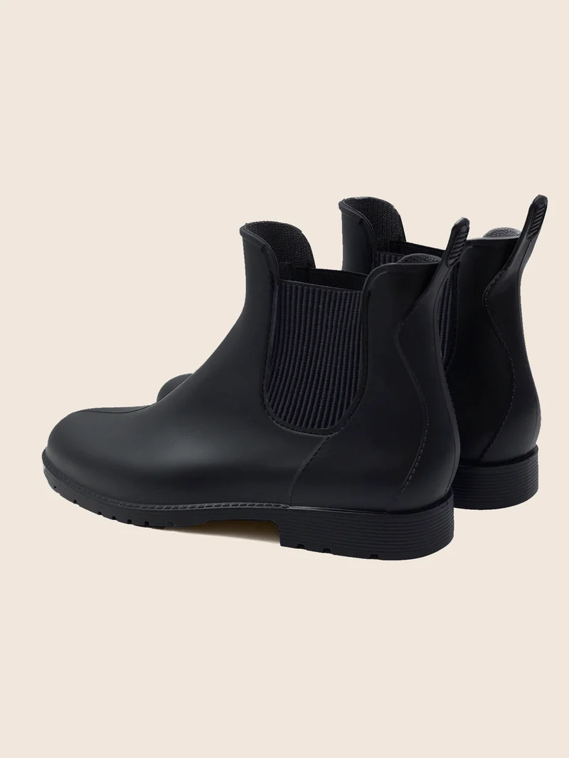 Bottines de pluie noir