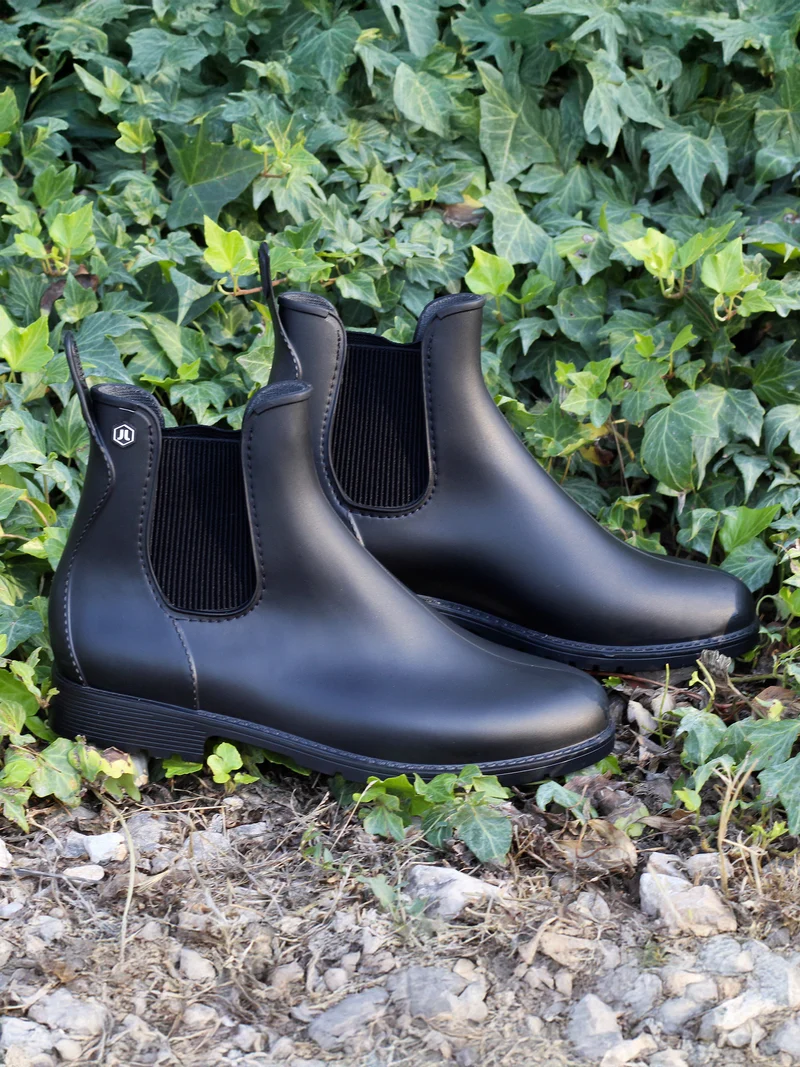 Bottines de pluie noir
