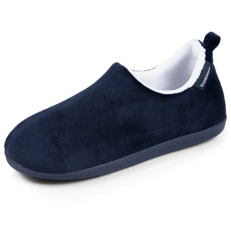 Chaussons bottillons bas Femme Marine