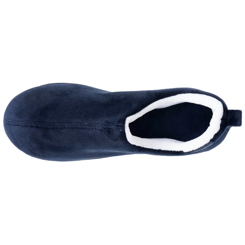 Chaussons bottillons bas Femme Marine