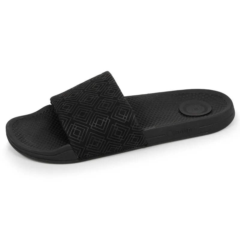 Mules claquettes Homme EVERYWEAR™ Noir logo