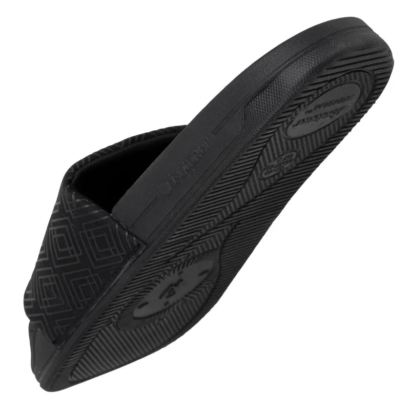 Mules claquettes Homme EVERYWEAR™ Noir logo