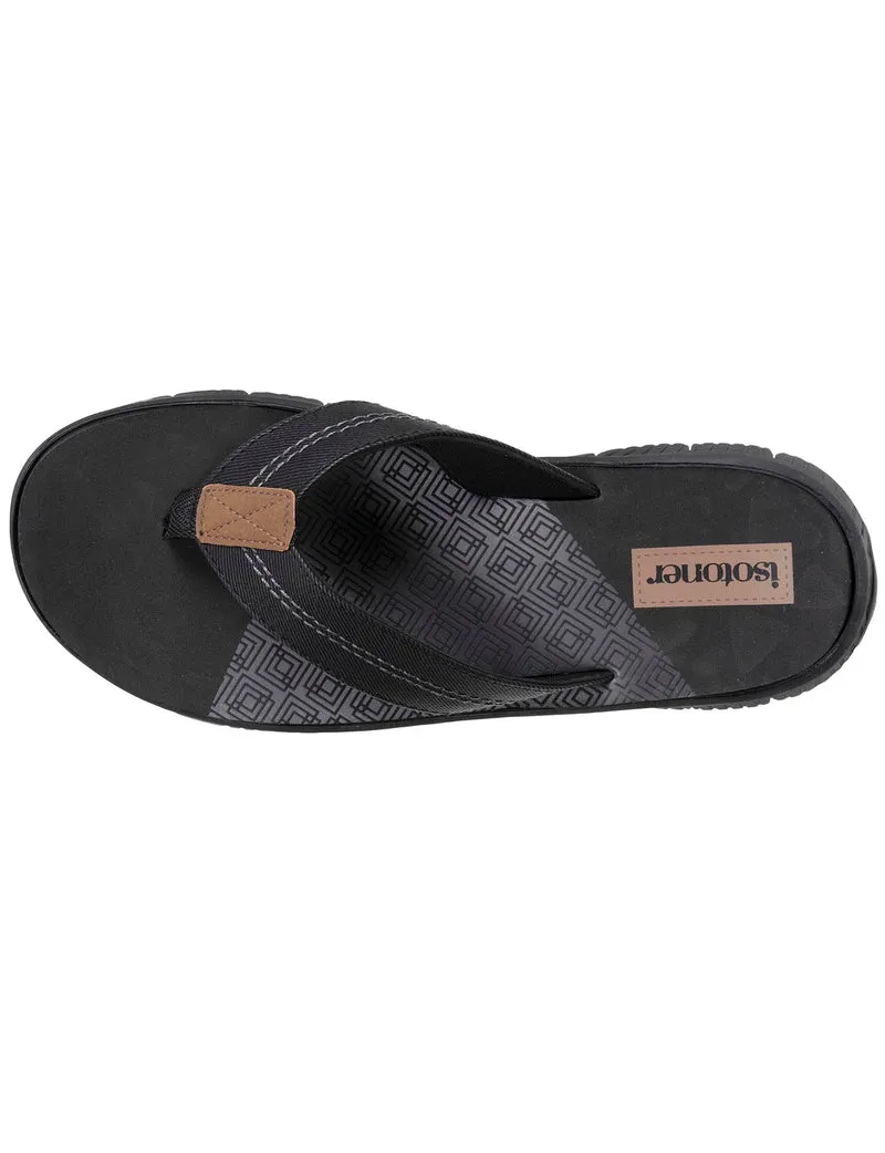 Tongs sport Homme confort Noir logo
