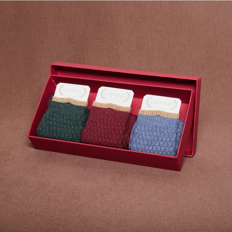 Chaussettes | Coffret Laine nattée - Femme