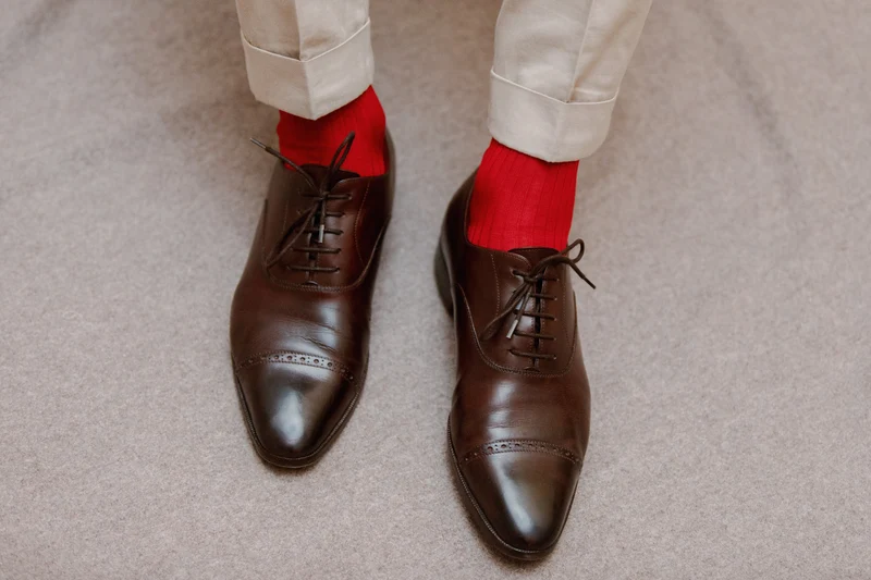 Chaussettes | Coffret 7 nuances de rouge - Mi-mollet