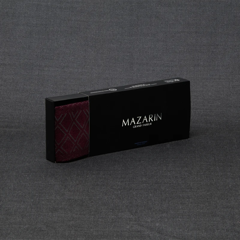 Mi-bas | Bordeaux & Gris - Équitation - Laine & Soie