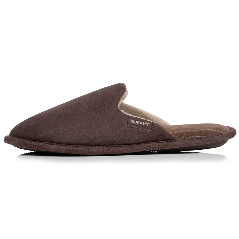 Chaussons mules Homme Marron Cappuccino