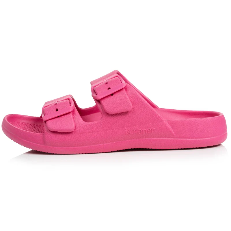 Mules claquettes Femme ajustables Rose