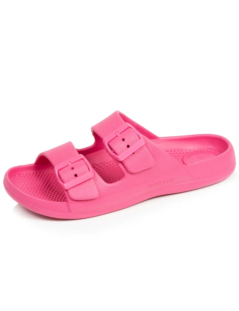 Mules claquettes Femme ajustables Rose