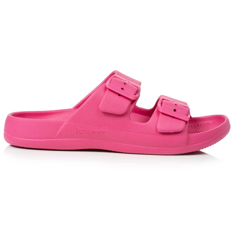 Mules claquettes Femme ajustables Rose
