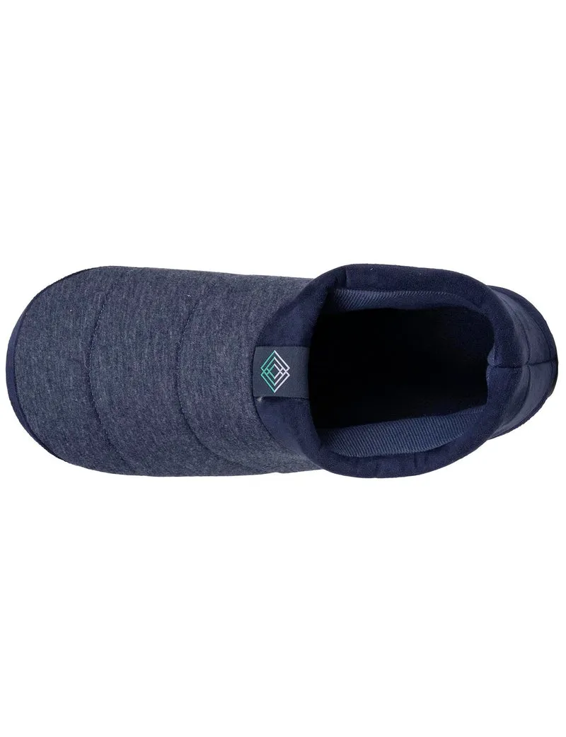 Chaussons bottillons Homme Marine chiné