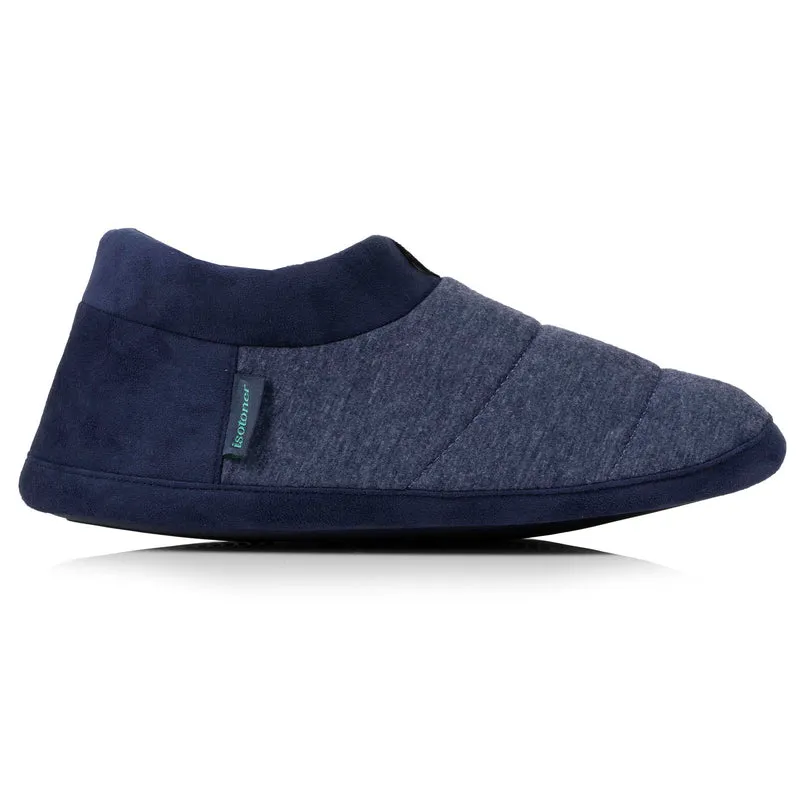 Chaussons bottillons Homme Marine chiné