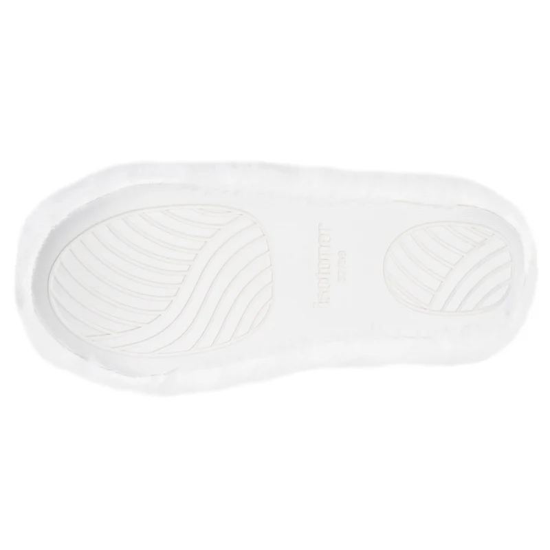 Chaussons bottillons Femme Ivoire